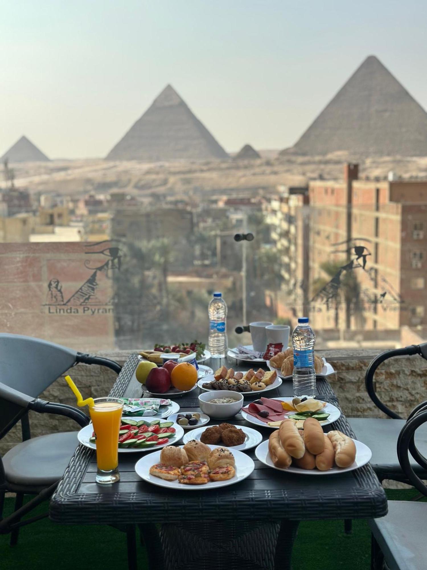 Piramide De Giza View Inn Kafrat al Jabal ภายนอก รูปภาพ